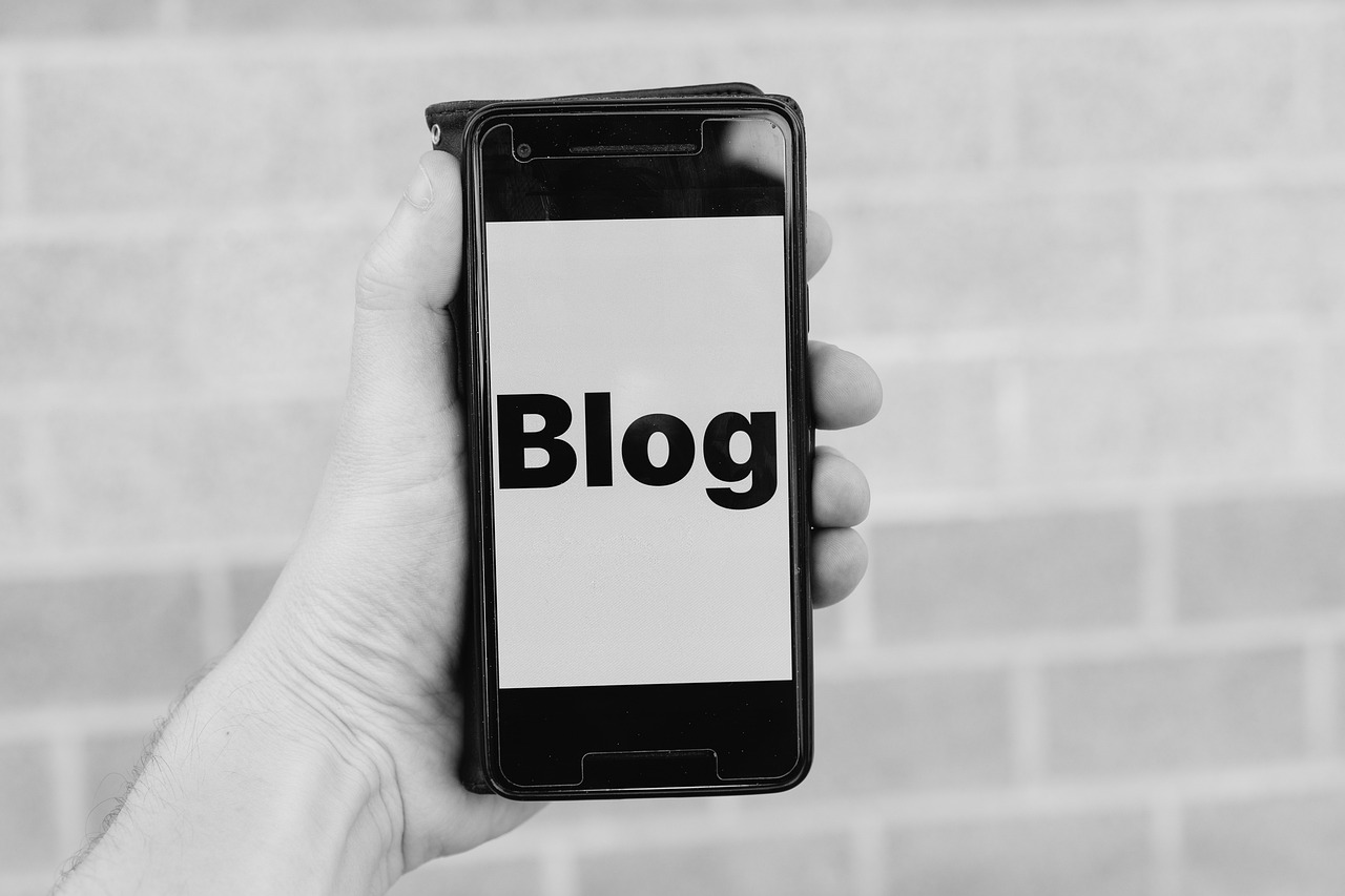 blog, smartphone, blogger
